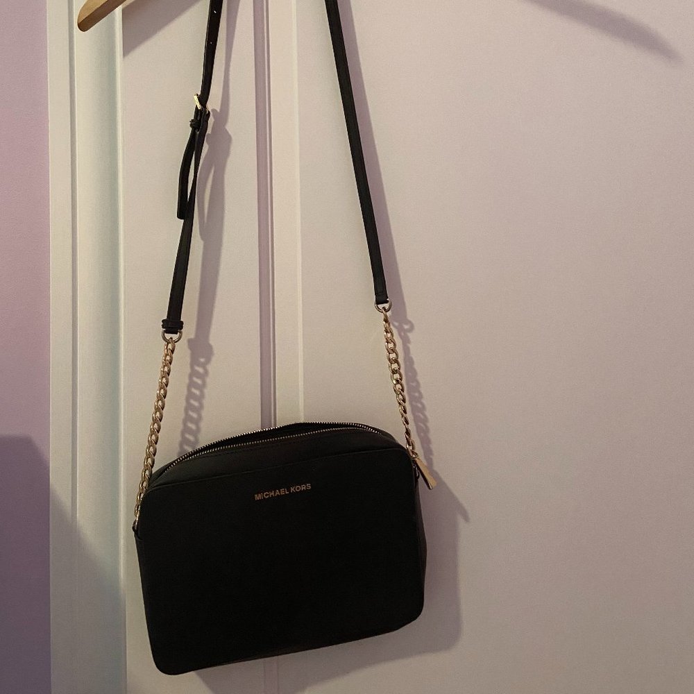 Large Michael Kors Leather Crossbody